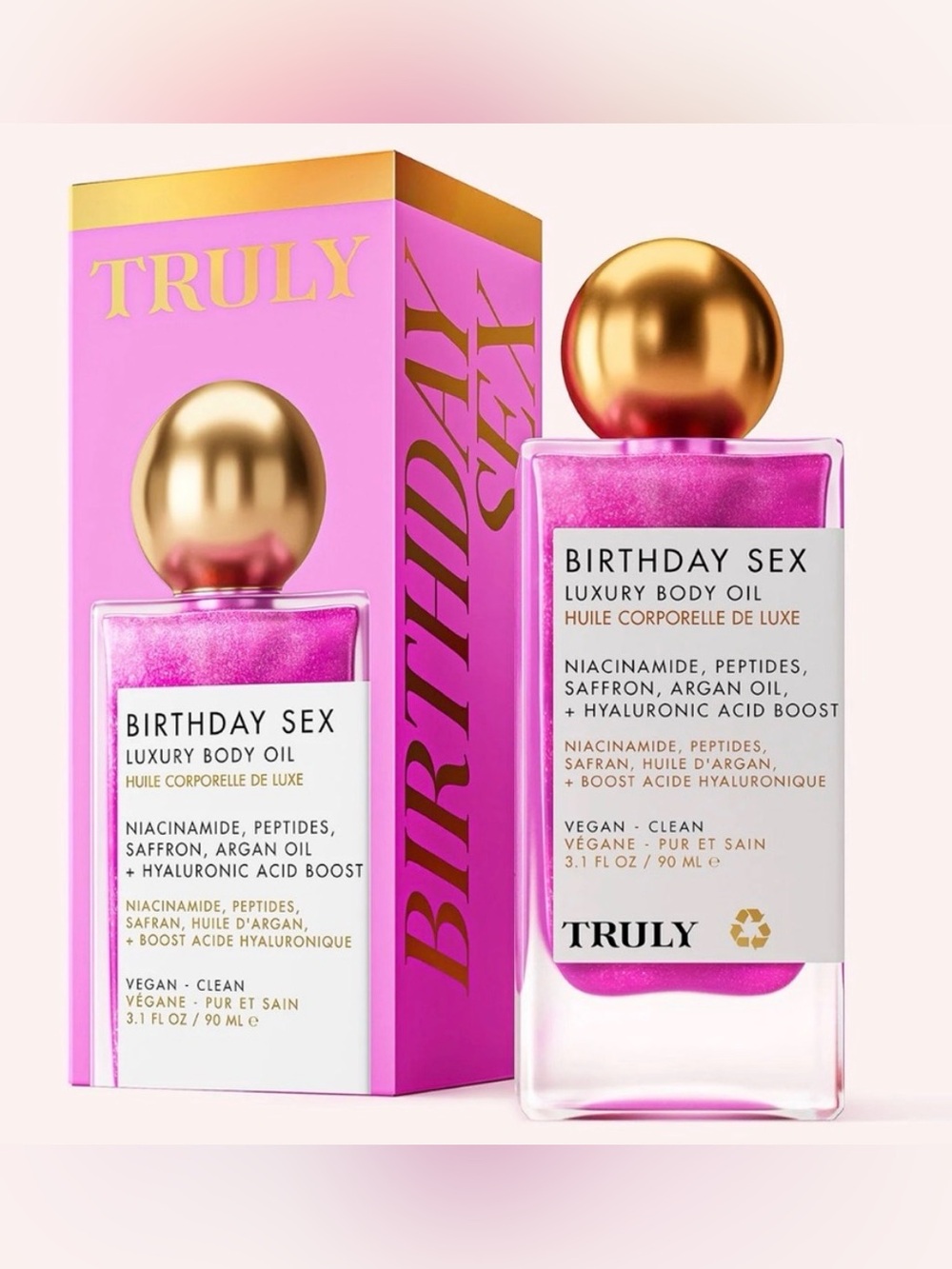 Truly Birthday Sex Luxury Body Oil 90 mL NWT